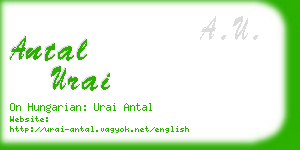 antal urai business card
